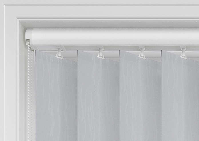 Subtle Grain, Grey Mist - Vertical Blind - Image 11